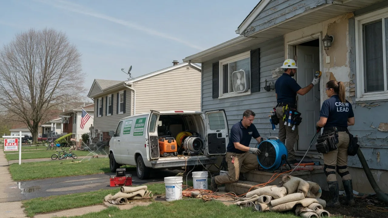 Flood Cleanup in Evansville, WY near me